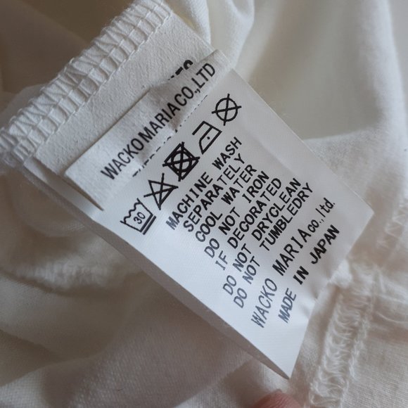 Wacko Maria Guilty Parties Tee White Medium - Picture 4 of 5